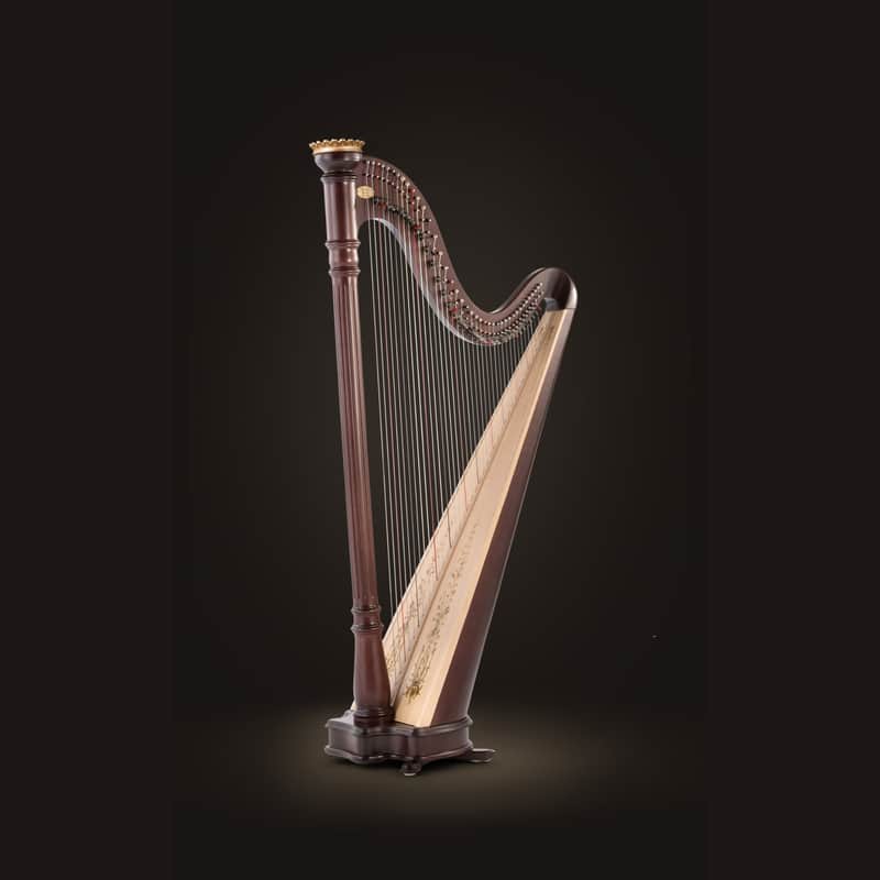 Lyon & Healy Prelude 40 - Lever Harp - Mahogany image 1