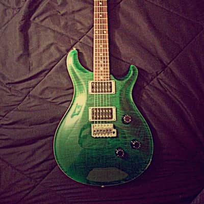 PRS CE24 with rare 3-piece Ten Top - Emerald Green image 5