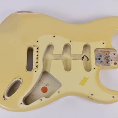 1978-1979 Fender Stratocaster BODY Olympic White 3-bolt 1970's Vintage 1975,1976,1977 image 11