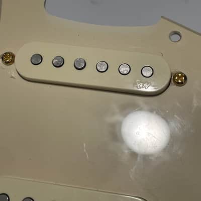 2004 USA Fender American 50th Anniversary Deluxe Stratocaster Cream S1 Switch Loaded Pickguard SC1 Pickups 11 Screw 1 Ply image 10