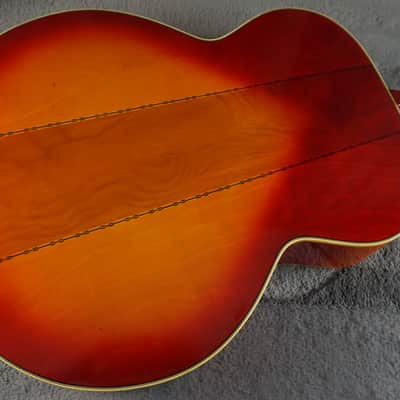 Morales M350 Jumbo Acoustic Japan Sunburst w/ Hard Case image 19