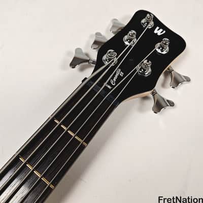Warwick RockBass Corvette $$ 5-String Bass Burgundy Red Transparent Satin 10.56lbs #571855-25 image 13