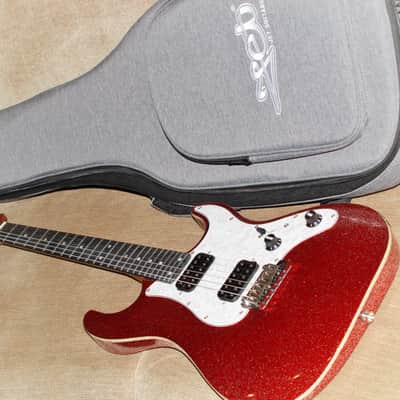 Jet JS-500 RDS Red Sparkle S-Style Deluxe Soft Case Included image 25