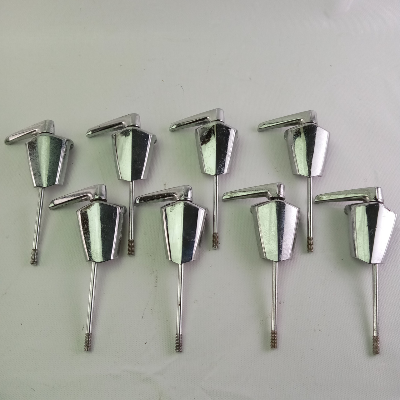 Premier 8x Bass Drum Tension T-Rods+Claws Vintage 60s-70s Elite Chrome Set4 9/16 — main photograph