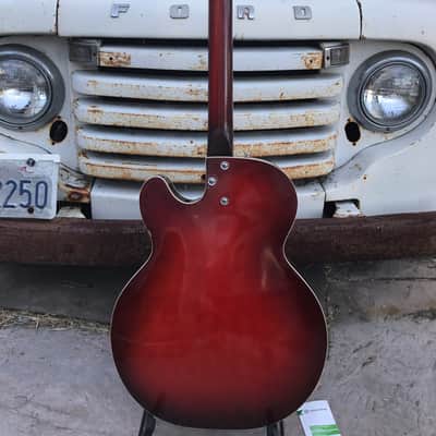Harmony Rocket H56 Mid 1960s Red Burst image 2