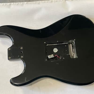 1999 American Fender USA Eric Clapton Signature Artist Black Semi Loaded Guitar Body image 5