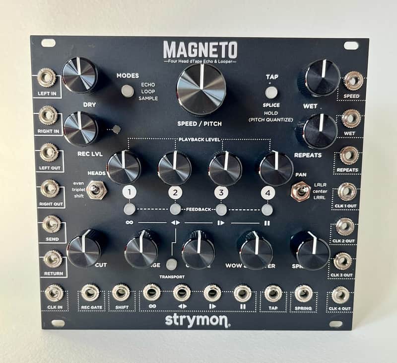 Strymon Magneto Four Head dTape Echo and Looper - Black image 1
