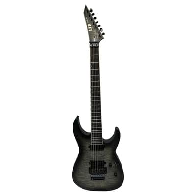 ESP LTD M-1007BQM 7-String Guitar -Charcoal Burst Satin - C-Stock image 1