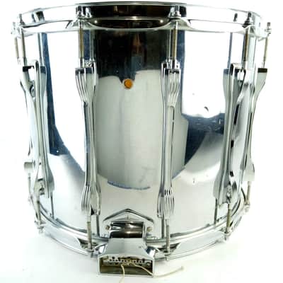 Ludwig 12x15"Challenger ST Chrome-Wood Parade Marching Snare Drum Vintage70s COW image 7