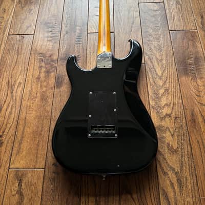 1980s Fender STM-60 Stratocaster Black HSS 'E' Serial Shreddy Electric Guitar MIJ Japan Fujigen Factory image 3