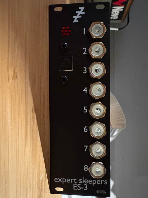 Expert Sleepers ES-3 MK4 Lightpipe / CV Interface Eurorack Synth Module 2017 - Present - Black image 1