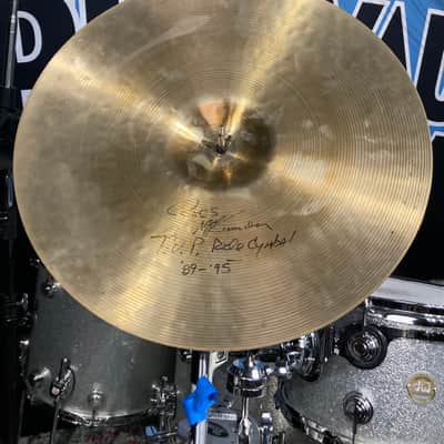 Russ McKinnon's, Tower of Power, Sabian - 20" HH (?) Ride Cymbal 2710g, SIGNED!! 1988-1989 image 10