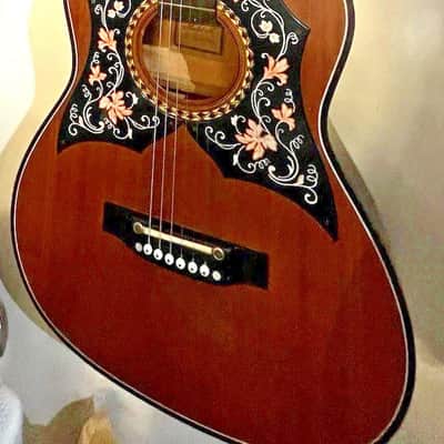 Kay Vintage Kay K 250 3/4 Size Acoustic Guitar 1970's Natural 1970's - Natural image 4