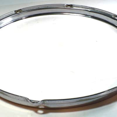 Slingerland 8 Lug 14"Chrome over Brass Stick-Saver Snare Drum Rim image 7