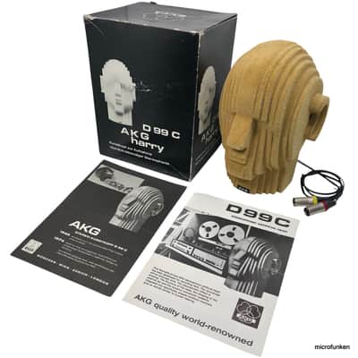 AKG D99-C "Harry" 70s Rare Vintage Binaural Dynamic Microphone. image 13