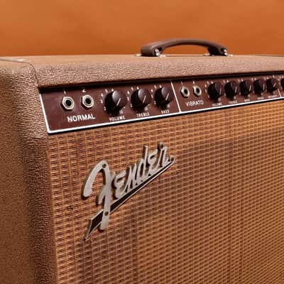 1962 Fender Vibrasonic Amp 6G13-A - Brownface image 3