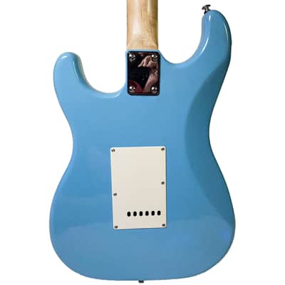 Optek Firelight 400 - Beginner Stratocaster Electric Guitar with Light-up Frets ! imagen 15