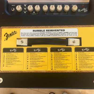 Fender Rumble 100 2021 - Black/Silver image 5