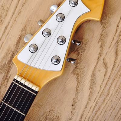 1990s Teisco Spectrum 5 Vintage Reissue Guitar Metallic Red Kawai Japan image 4