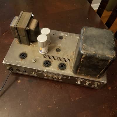 Eico HF-20 mono tube amp hi-fi dual 6L6 with ornamental cage 1959 image 4
