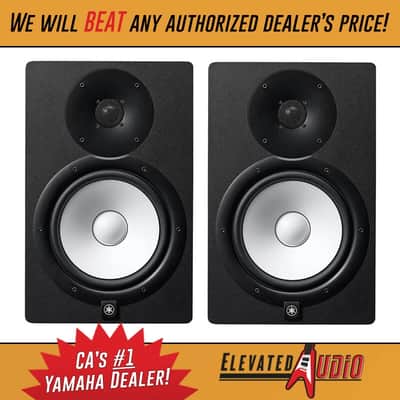 Yamaha HS8 8" Monitor Pair, Brand New, FULL Manufacturer Warranty ! Buy from CA's #1 Dealer NOW ! image 2