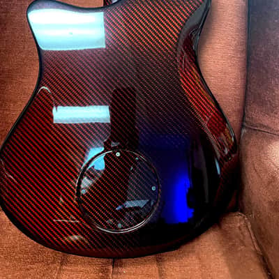 Emerald Virtou Hybrid Acoustic-Electric-MIDI Guitar - Claro Walnut-Red - 2022 MINT image 3