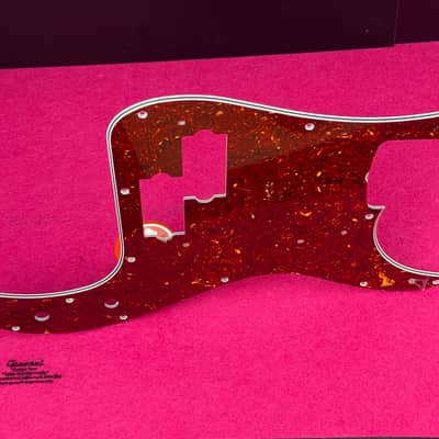 General Vintage Tone 1962 PB Pickguard - top Celluloid red tortoise - 4 Ply - 13 Hole - Correct vintage  - Fits image 10