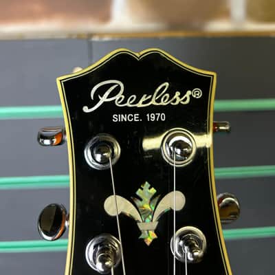 Peerless Electra Orange 2007 Hollow Body Electric Guitar image 9