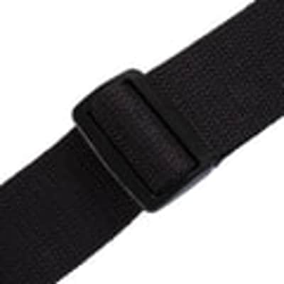 LEVYS HEAVY WEIGHT COTTON GUITAR STRAP BLACK image 4