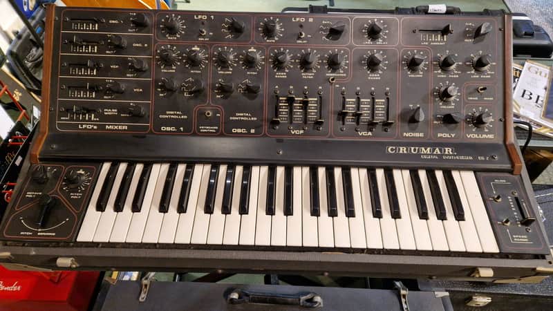 Crumar DS2 Synthesizer 1978 - Black image 1