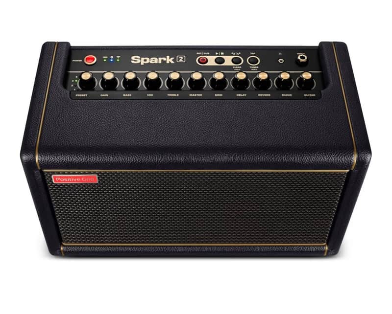 Positive Grid Spark 2 w/Footswitch 50-Watt 2x4" Digital Modeling Guitar Combo 2024 - Present - Black image 1