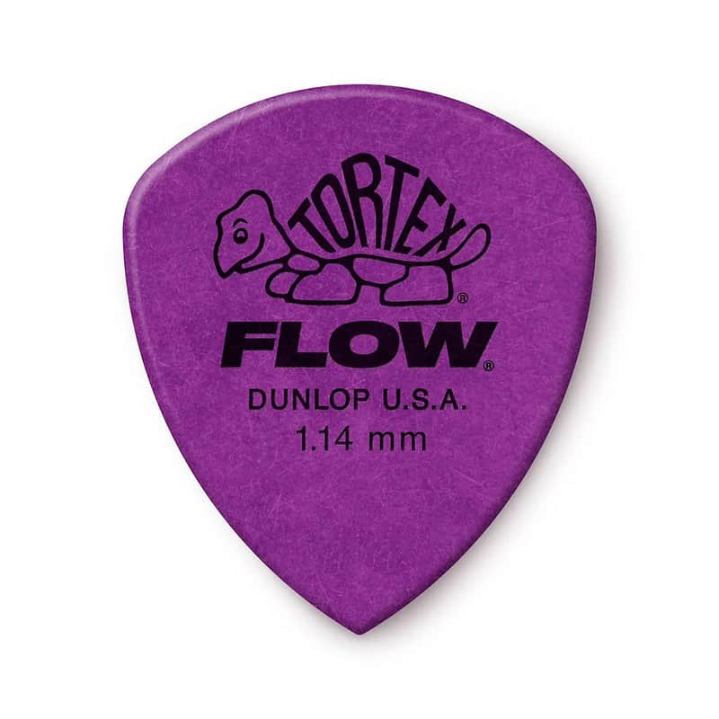 Dunlop 558R114 Tortex Flow Standard 1.14mm Guitar Picks (72-Pack) image 1