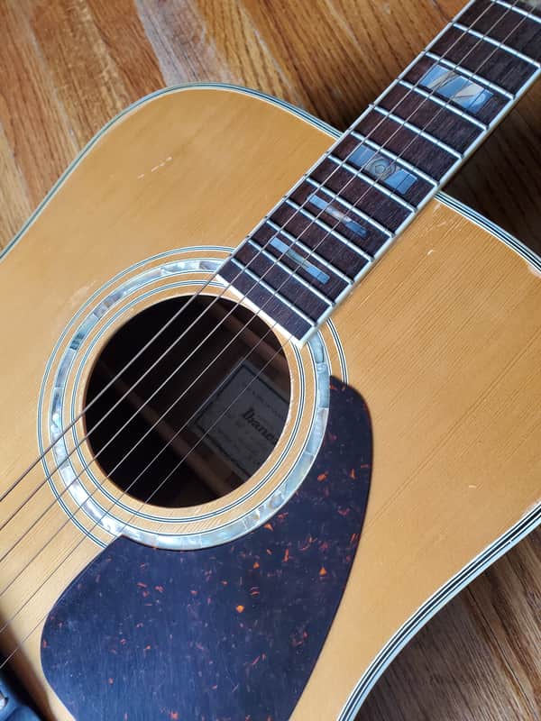 Ibanez V380 Dreadnought Acoustic Vintage Deluxe Guitar || | Reverb