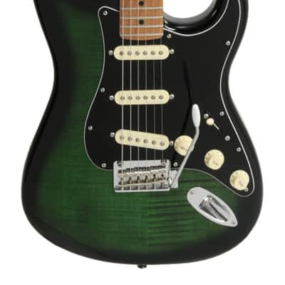 Fender Players Strat Plus Top Greenburst with Upgrades image 2