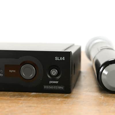 Shure SLX24/SM58 Handheld Microphone System - H19 Band NO POWER SUPPLY CG012NT image 3