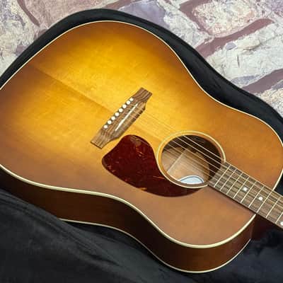 Gibson J-45 Special Satin Honey Burst New Unplayed Auth Dlr 4lb6oz #062 image 8