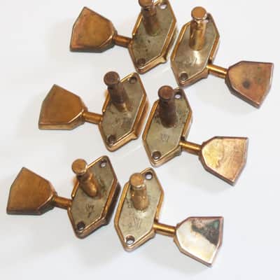 Aged Gibson Les Paul Custom Gold Kluson Waffleback Tuners Waffle Back image 8
