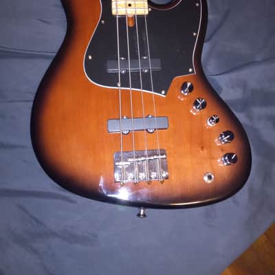 SusBass Custom Jazz Bass Beautiful Birdseye Maple Gotoh Flexcore 4 Band Preamp 8.8 lbs image 1