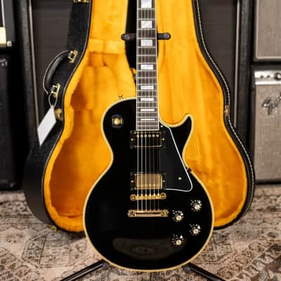 Gibson Custom Shop 1968 Les Paul Custom Reissue Electric Guitar - Ebony with Hardshell Case image 16