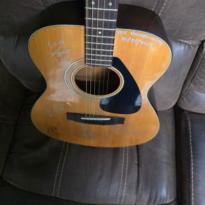 Yamaha FG-110 Grand Concert- signed by gin blossoms in 2017 image 10