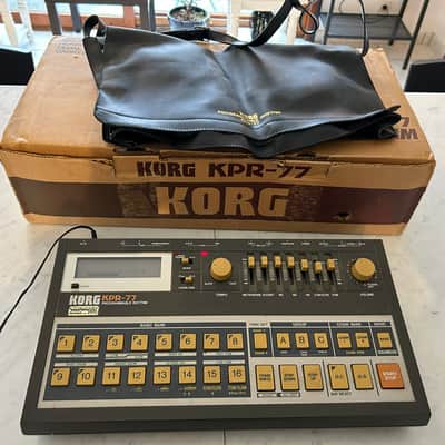 Korg KPR-77 Drum Machine 1980s - Black