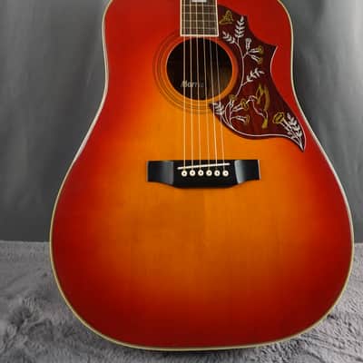 Morris MWH-03-RS MIJ Dreadnought Acoustic Guitar w/ Hard Case image 2