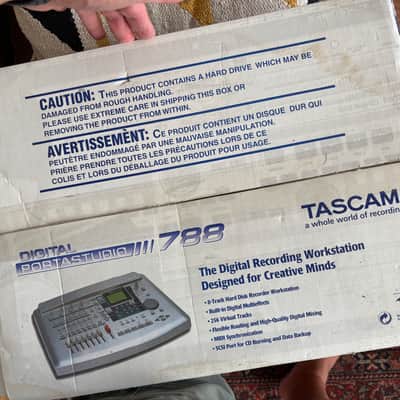 TASCAM Digital Portastudio 788 8-Track Digital Recorder 2000s - Silver image 4