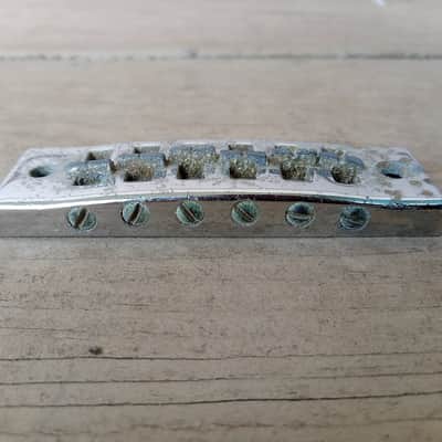 Vintage 1970's Schaller (Gibson) Harmonica Electric Guitar Bridge! image 2