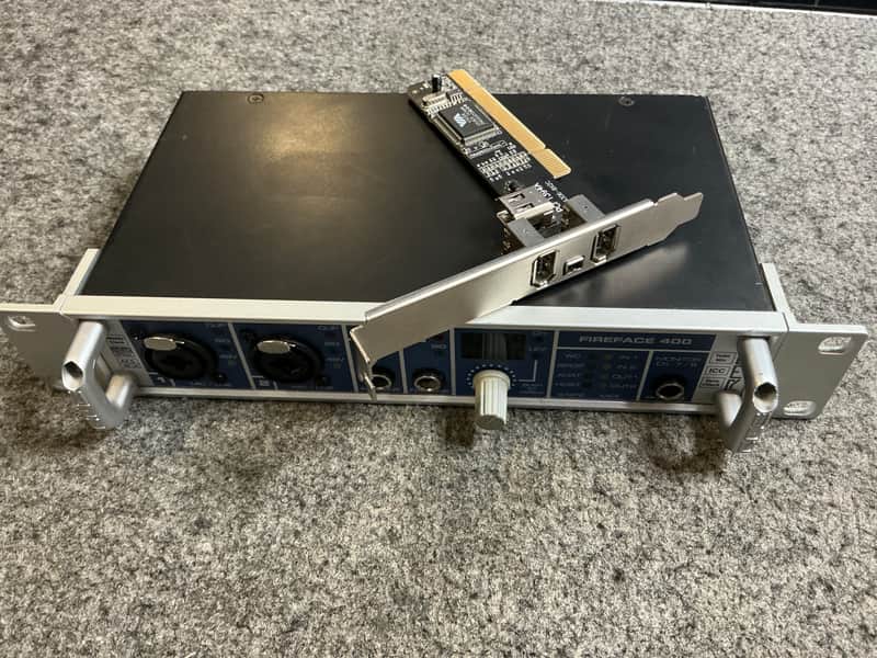 RME Fireface 400 Audio Interface W/ PCIE Firewire Expansion Card image 1