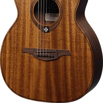 Lag TRAVEL-KAE Travel Series Massive Khaya Top & Neck 6-String Acoustic-Electric Guitar w/Soft Case image 8