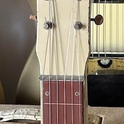 Gibson BR-9 Lapsteel 1950 - a groovy Cream & Peach deco style Lapsteel. image 4
