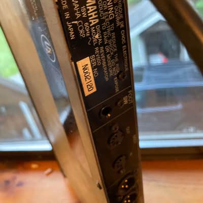 Yamaha REV500 Digital Reverberator 1990s - Black image 7