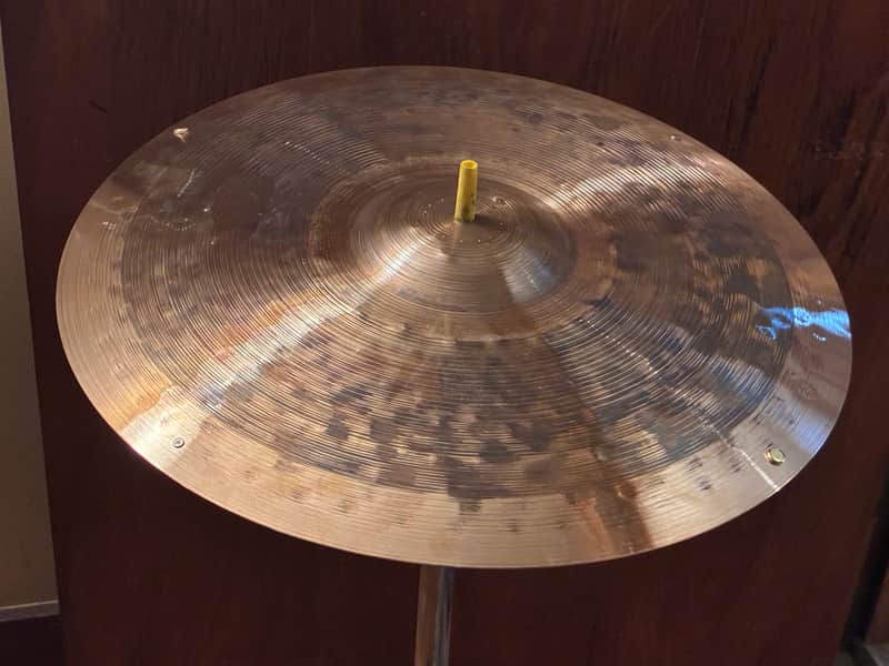 Buffalo Cymbalsmiths 18" B8 Tricked up and Sizzled 2026 - traditional patina image 1