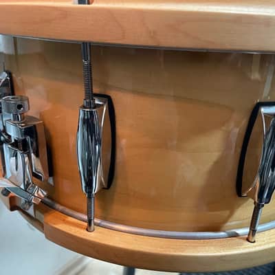 Gretsch Full Range Maple 14x6.5 with Wood Hoops - Natural image 3